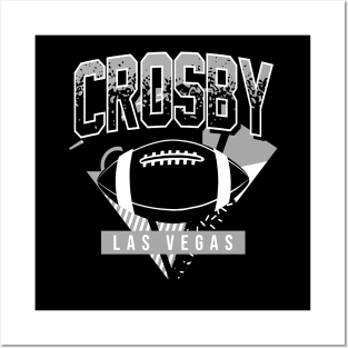 Vintage Las Vegas Football Crosby Posters and Art